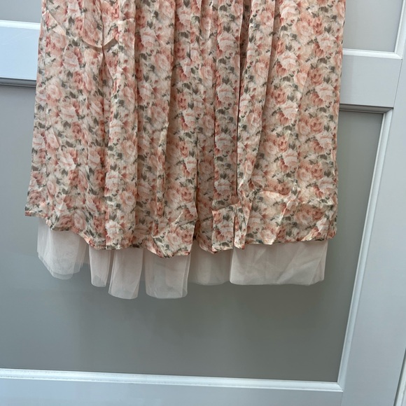 Winter Rose Smocked Maxi Dress with Velvet Belt - Picture 7 of 9